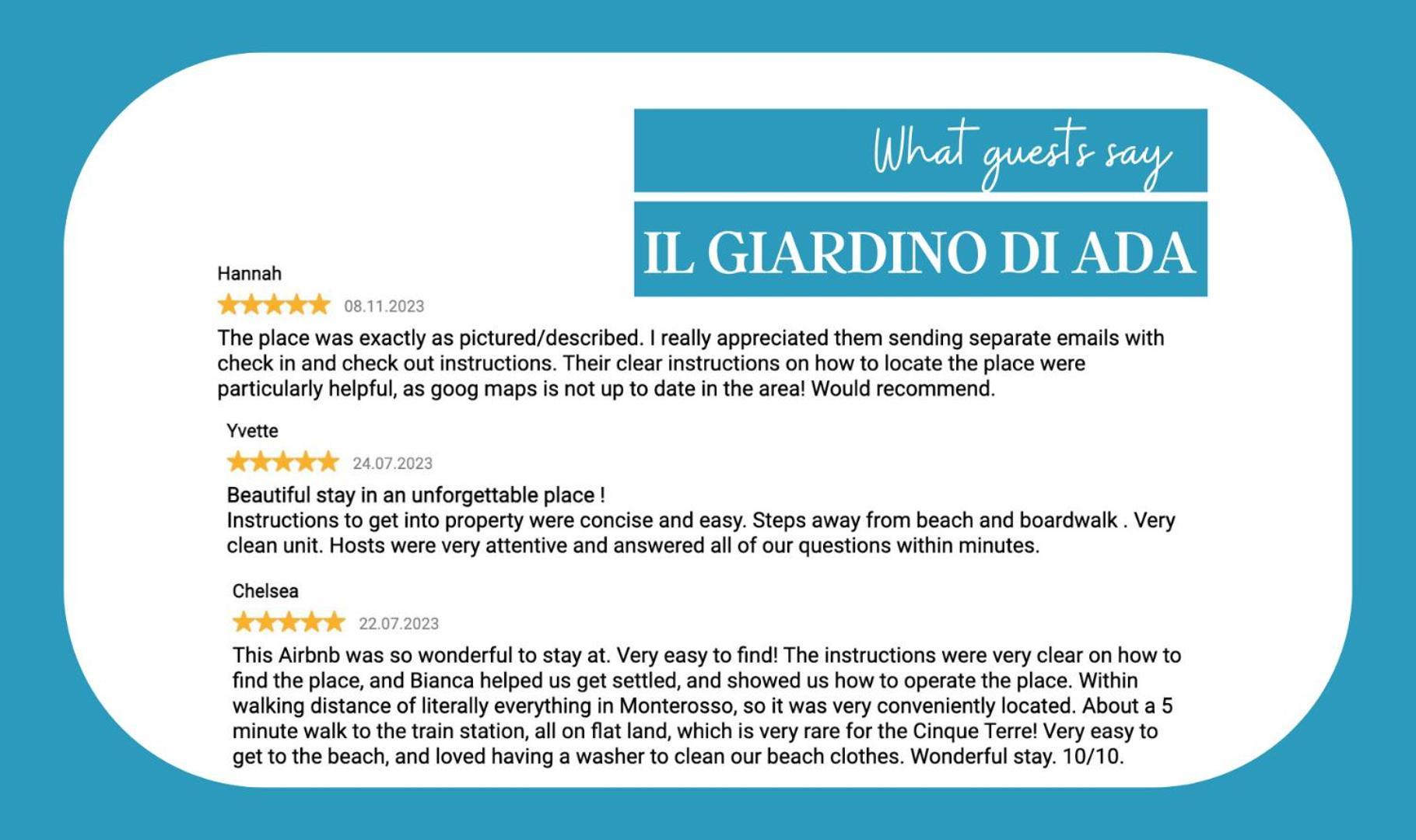 מונטרוסו אל מארה Il Giardino Di Ada Ground Floor Studio With Ac And Patio מראה חיצוני תמונה